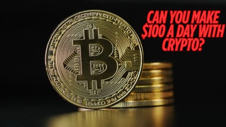Can you make $100 a day with crypto?
