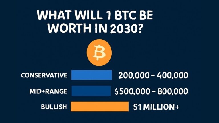 What will 1 BTC be worth in 2030